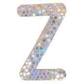 HKM Letra Lentejuelas plateadas Plata