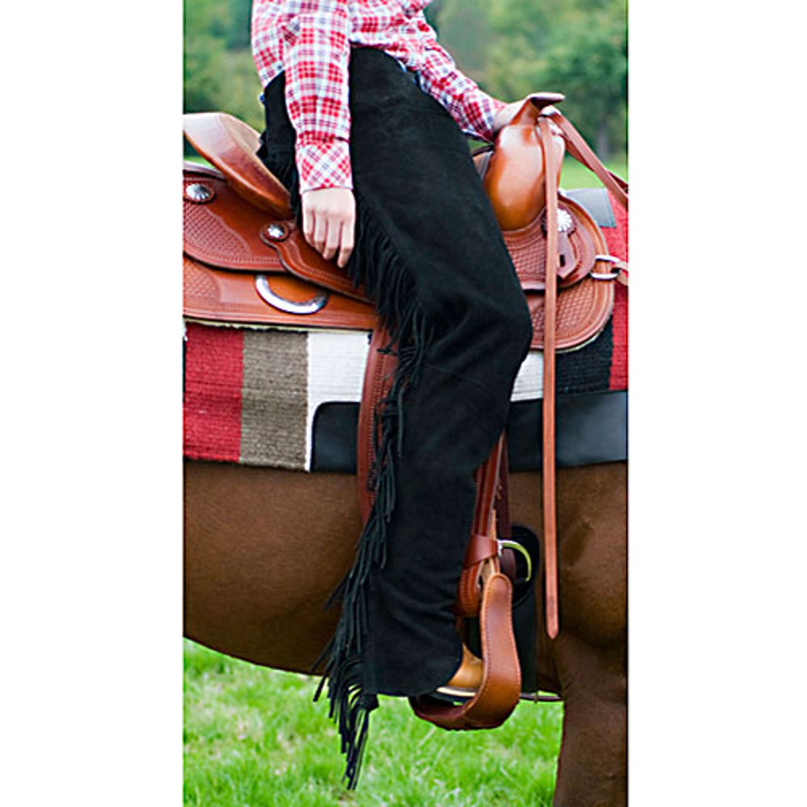 HKM Showchaps con Flecos Negro HKM Showchaps con Flecos Negro