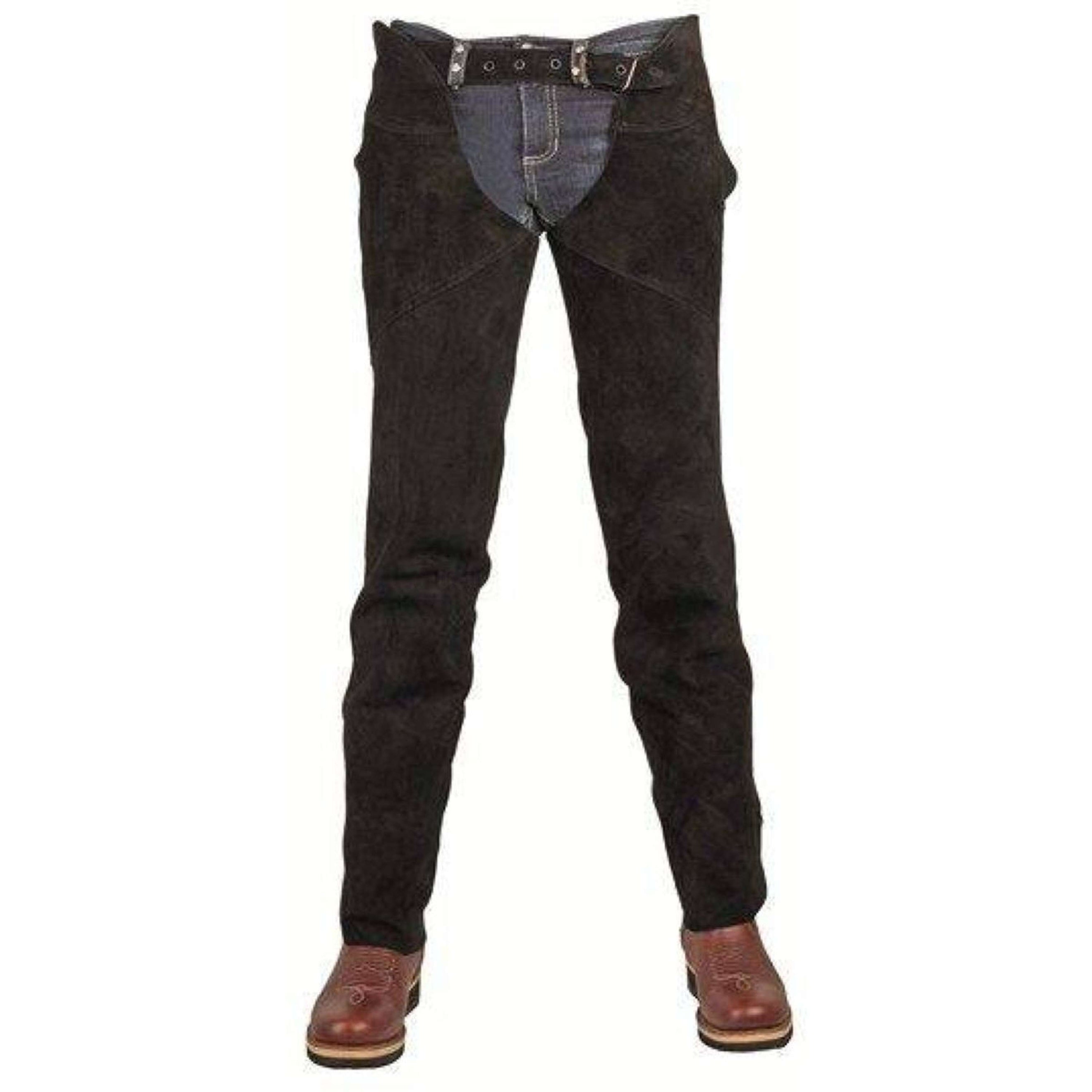 HKM Western Western Chaps Articulado Negro