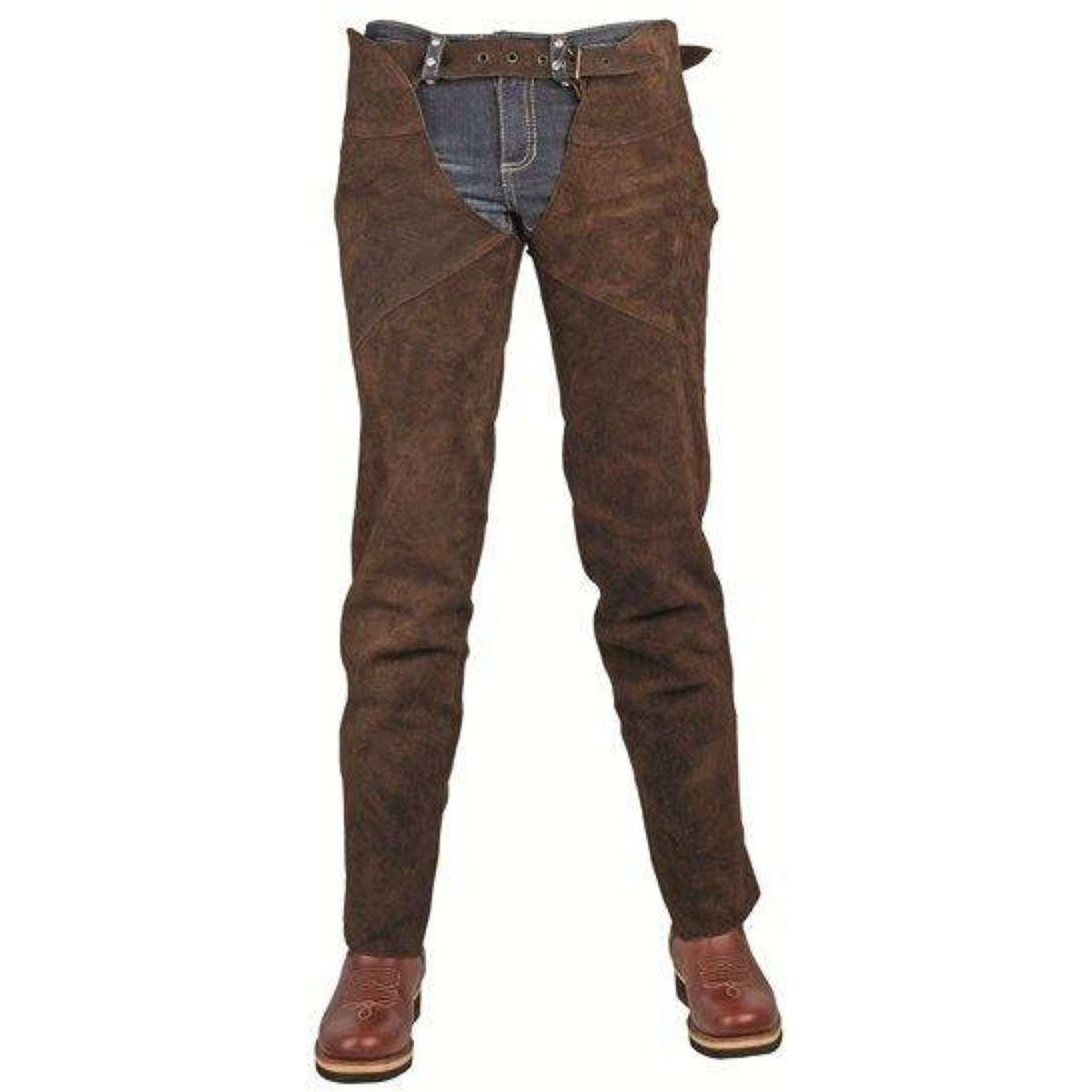HKM Western Western Chaps Articulado Marron