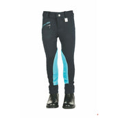 HKM Pantalón de Equitación My First HKM Azul oscuro/turquesa