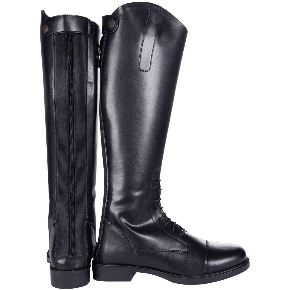 HKM Botas de Equitación Mujer New Fashion Lang Negro