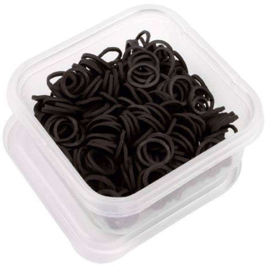 HKM Bandas elásticas para trenzar 500st Negro