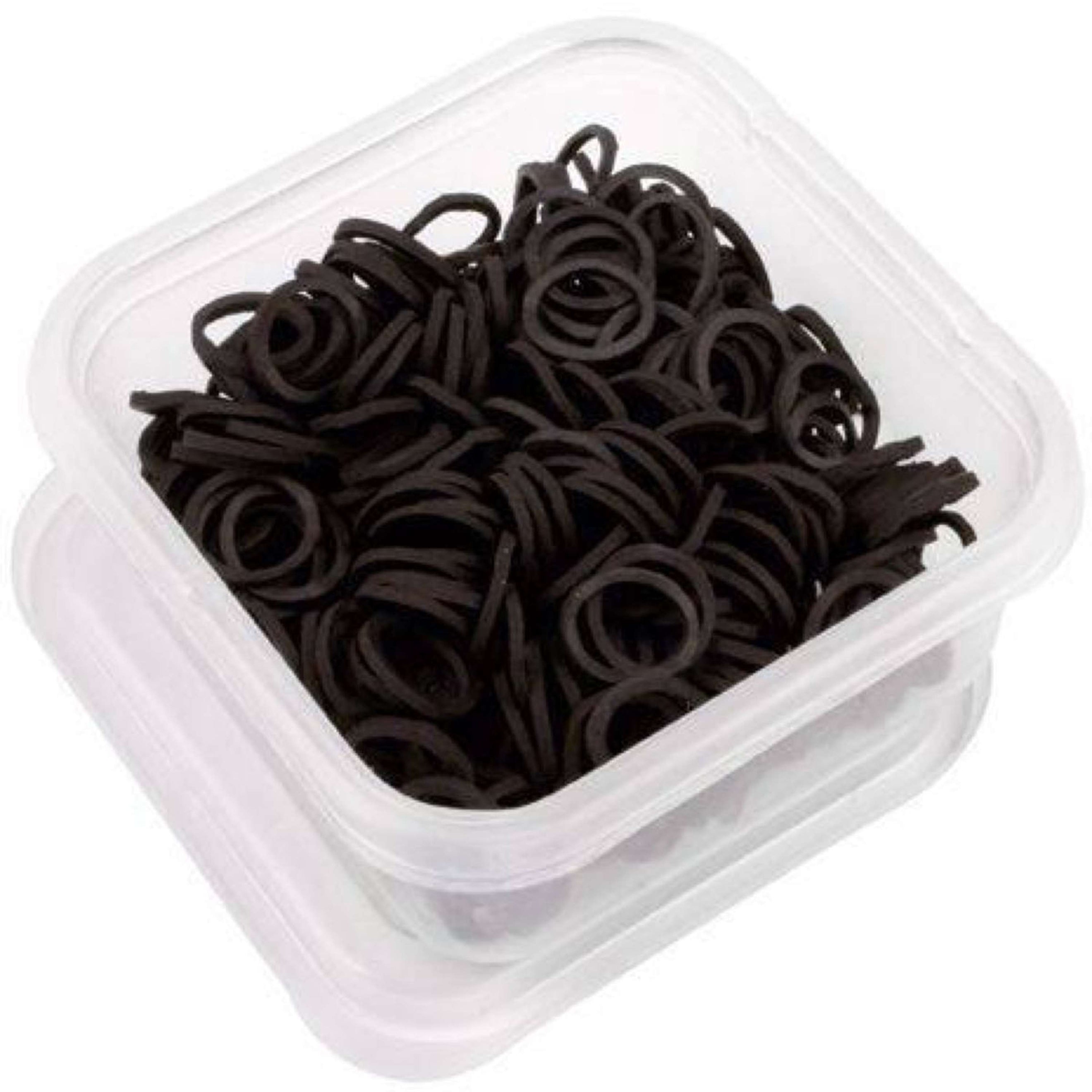 HKM Bandas elásticas para trenzar 500st Negro
