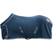 HKM Manta de Forro Polar con Cuello Azul oscuro