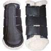 HKM Protectores de piernas Comfort Negro