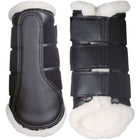 HKM Protectores de piernas Comfort Negro