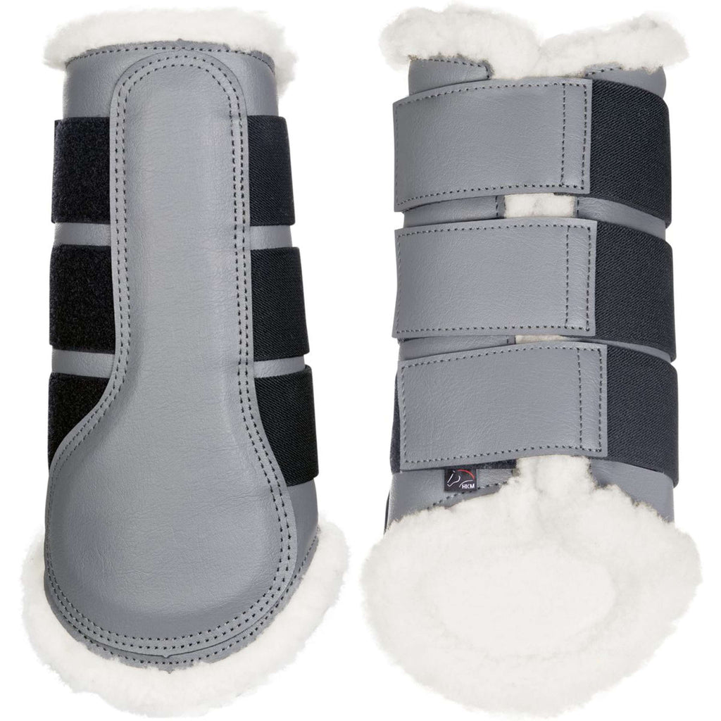 HKM Protectores de piernas Comfort Gris