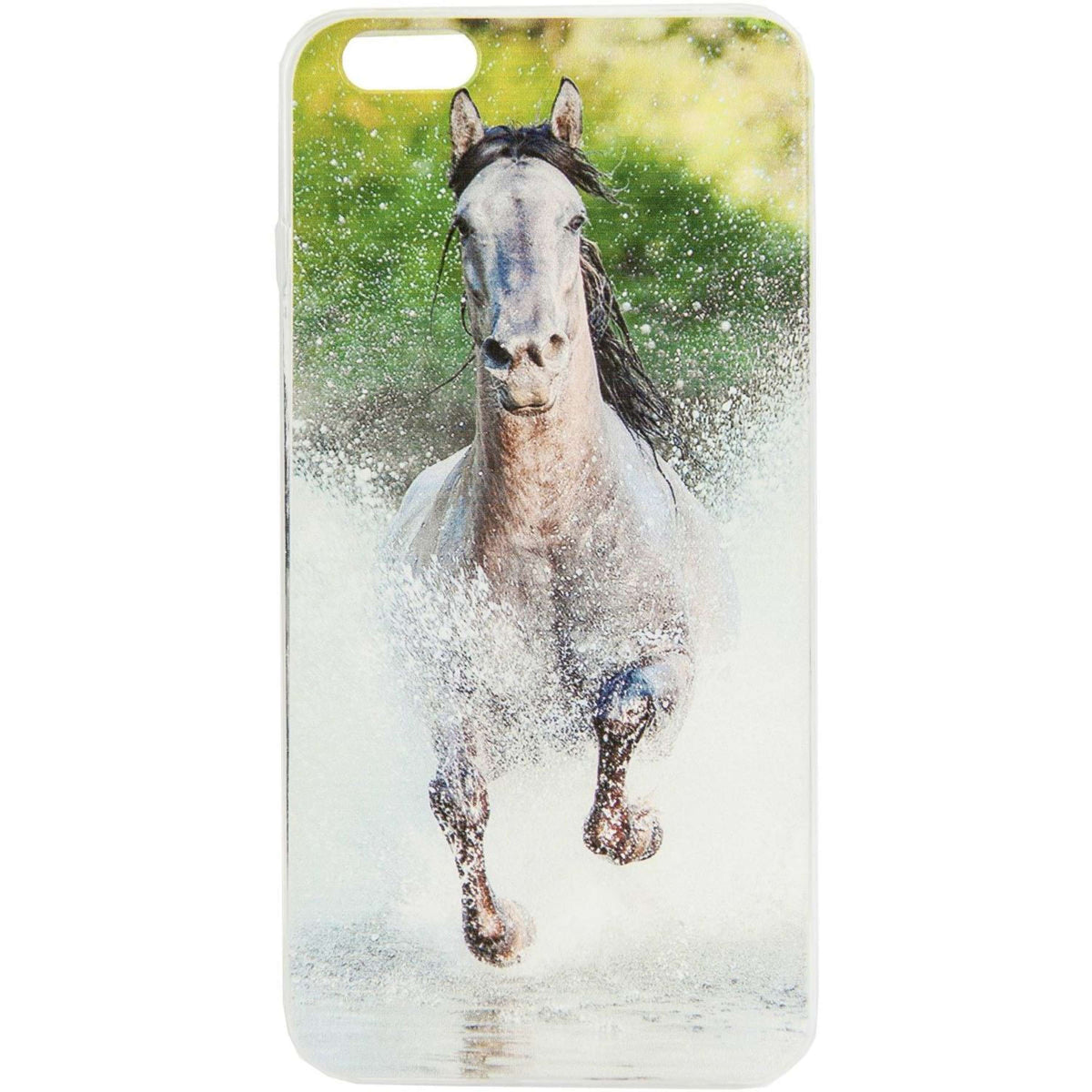 HKM Funda para Teléfono S5 Caballo Galopante Verde Blanco