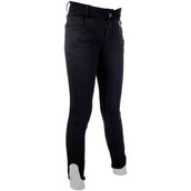 HKM Pantalón de Equitación Kids Easy Rodilleras de Silicona Negro