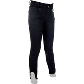 HKM Pantalón de Equitación Kids Easy Rodilleras de Silicona Negro