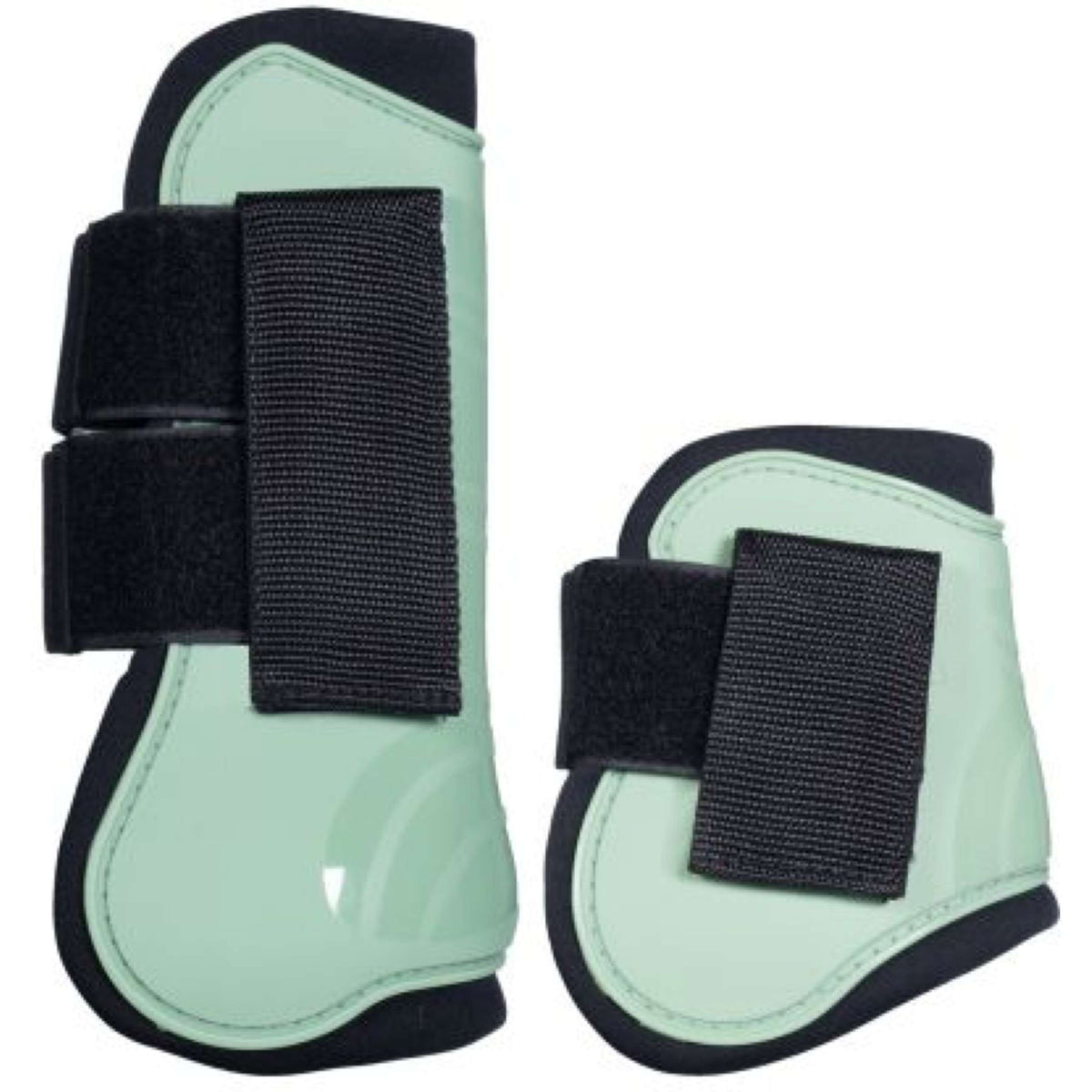 HKM Protectores de Tendones y Botas para Menudillos Genua Set Verde claro