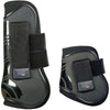 HKM Protectores de Tendones y Botines de Menudillo Genua Set Negro/Negro