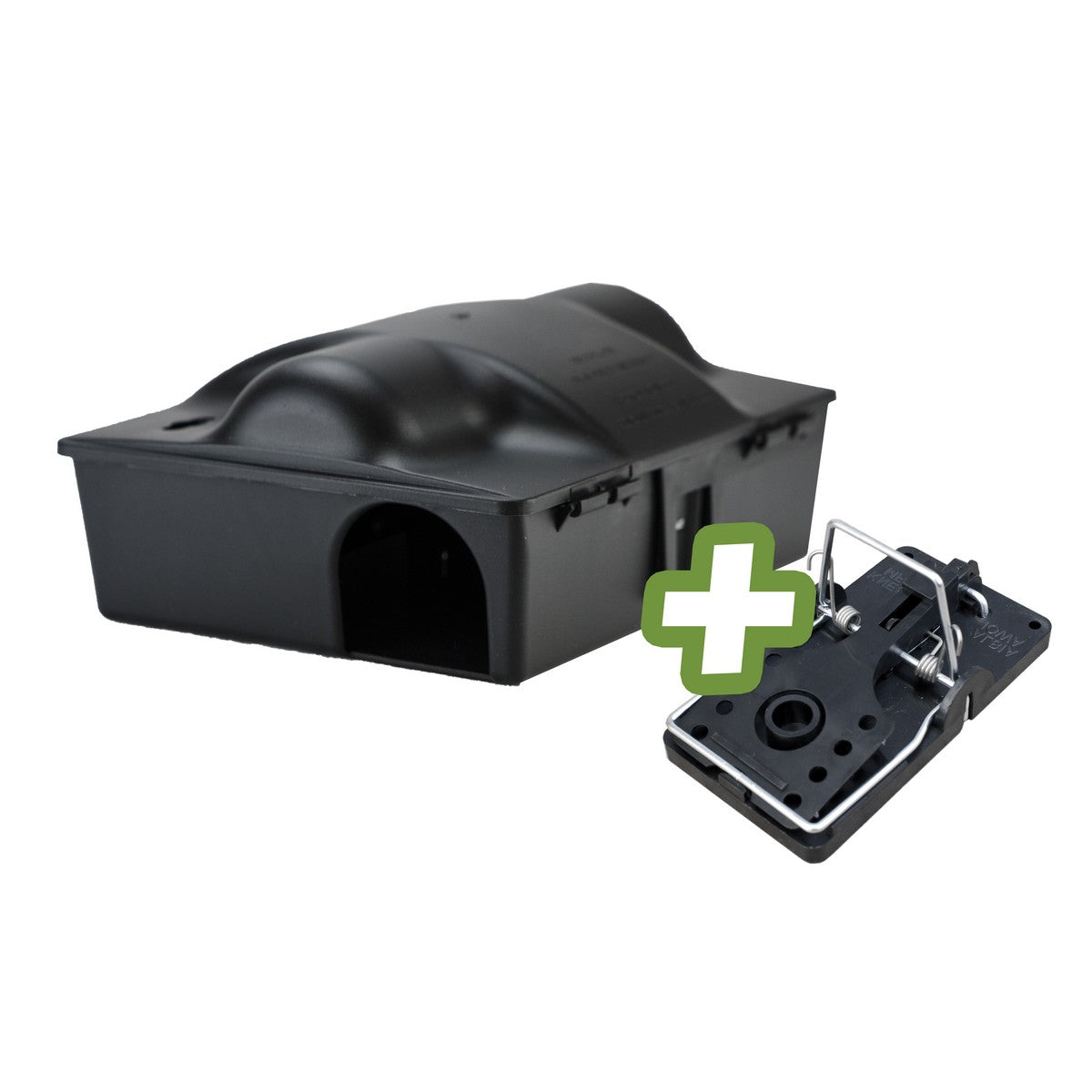 Hofman Pest Control Estación de cebo Dual Bait Inc Rat Trap