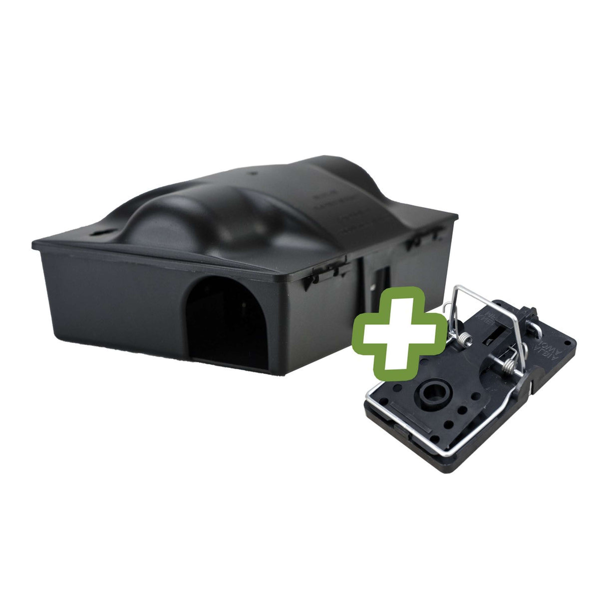 Hofman Pest Control Estación de cebo Dual Bait Inc Rat Trap