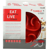 Eat Slow Live Longer Tumble Feeder Tumble Feeder Rojo
