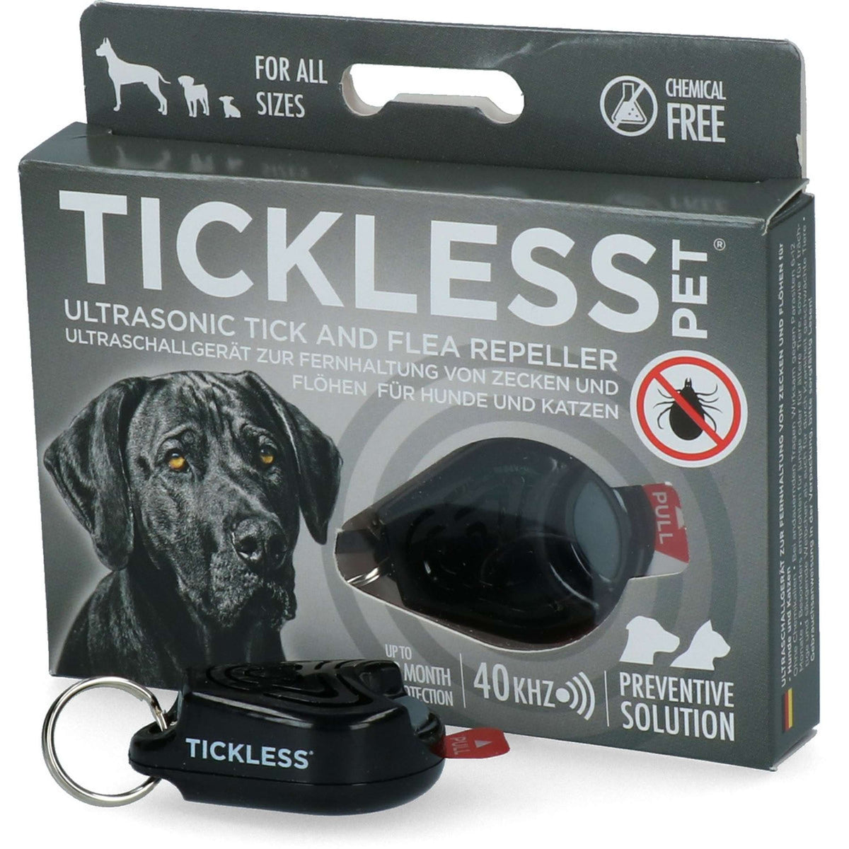Tickless Antipulgas y garrapatas Negro