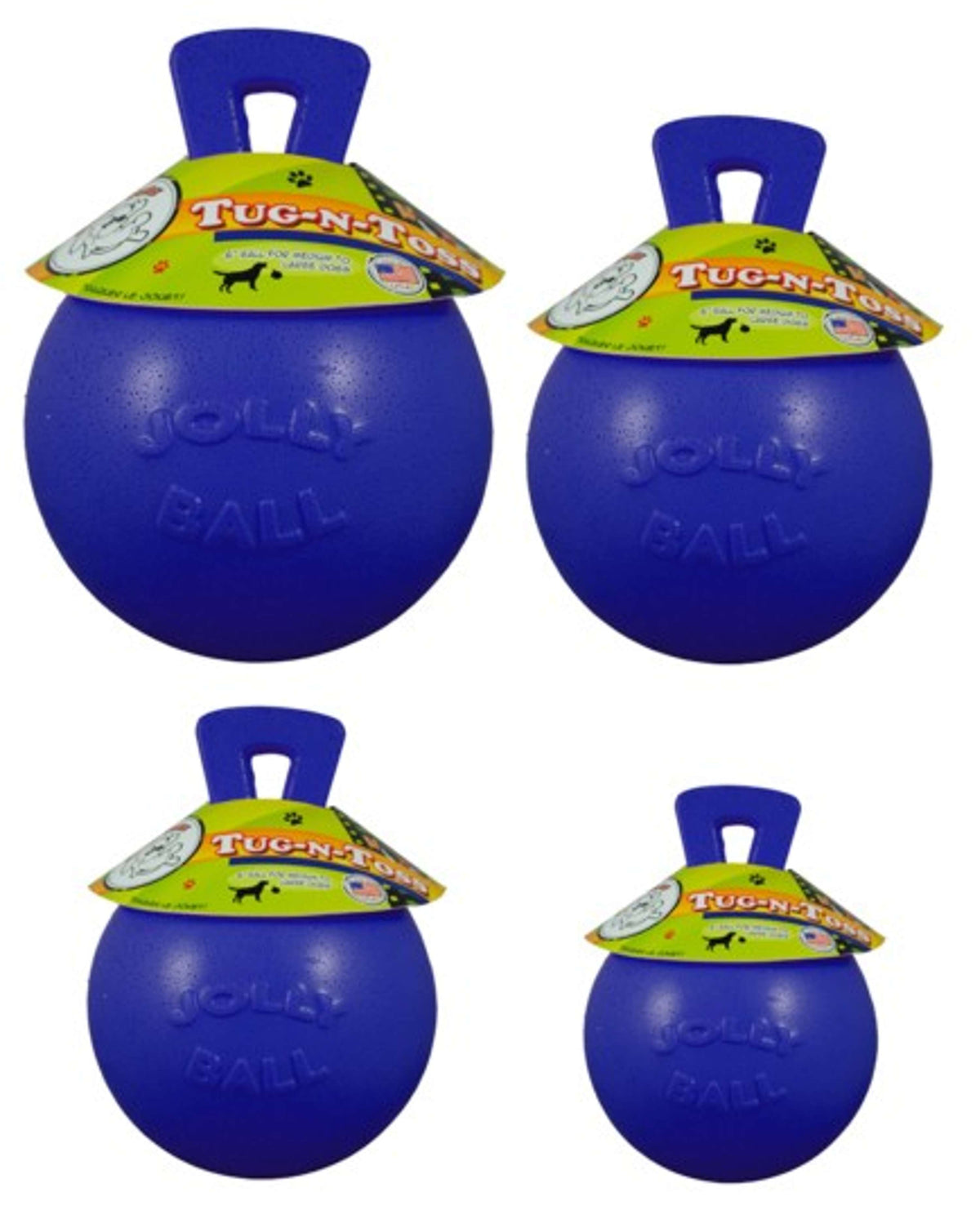 Jolly Ball Pelota de Juego Tug-n-Toss Azul