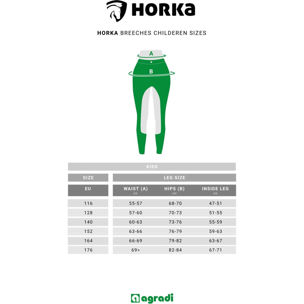 HORKA Legging de Equitación Momentum Negro/Oro rosa