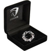 HORKA Alfiler de Plastrón Crown Negro/Plata