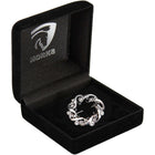 HORKA Alfiler de Plastrón Crown Negro/Plata