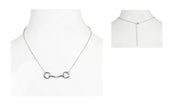 HORKA Cadena con colgador de bocado Plata