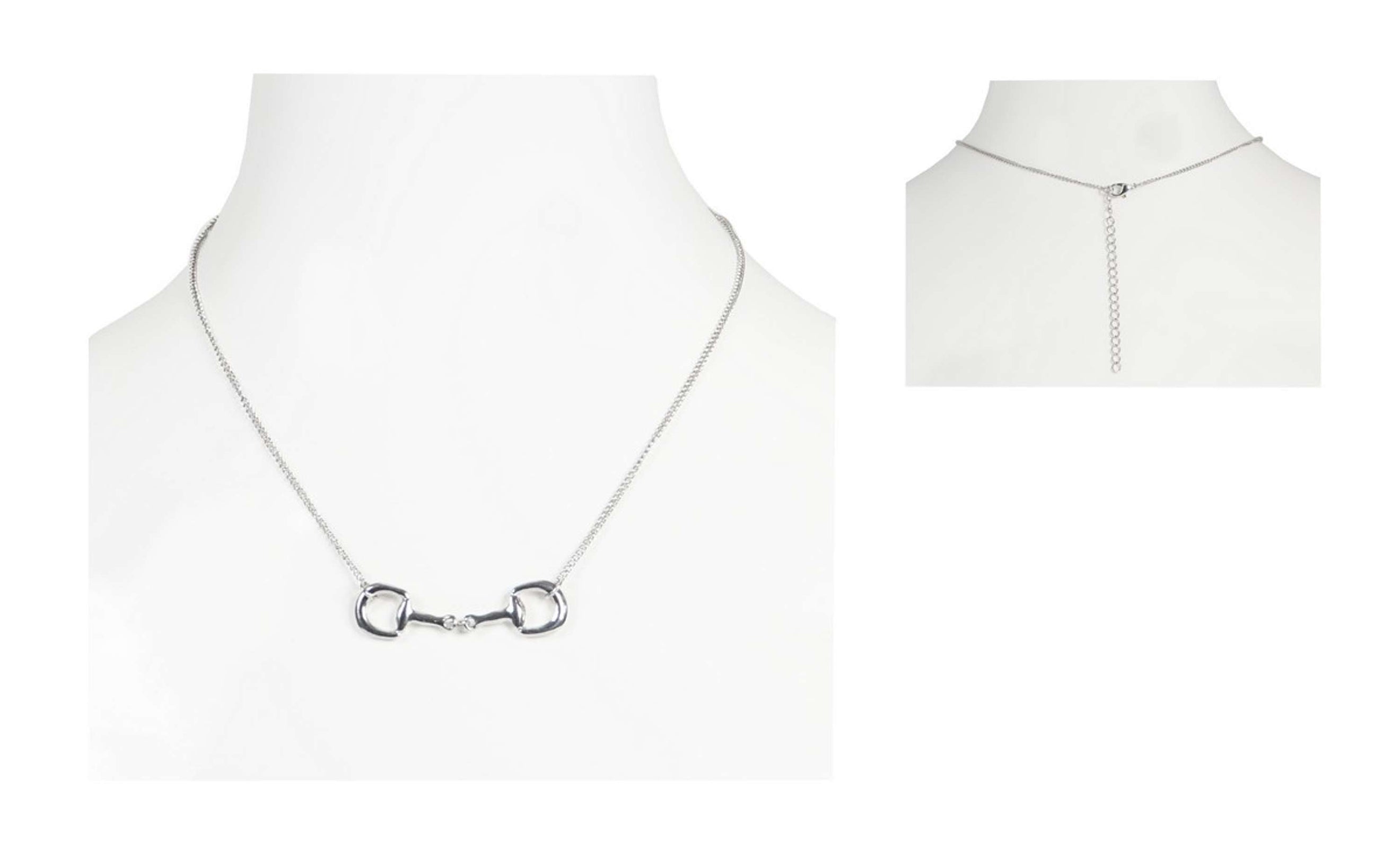 HORKA Cadena con colgador de bocado Plata