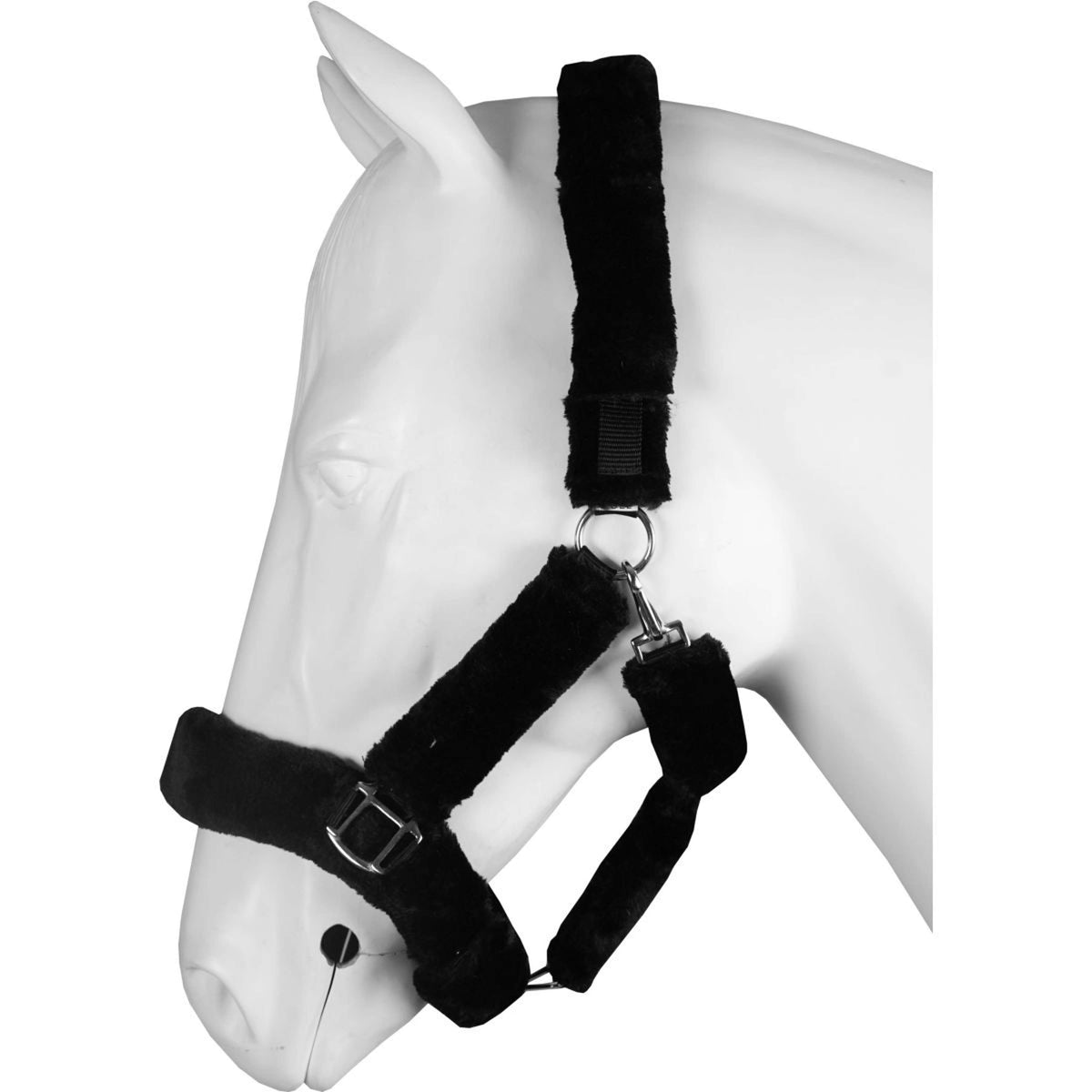 HORKA Cabezada con Protección de Pelo Negro