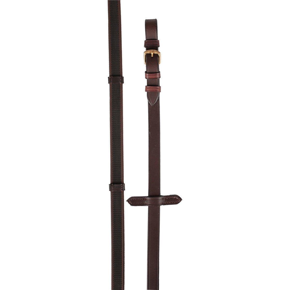 HORKA Riendas Anti-Slip Marron/Oro