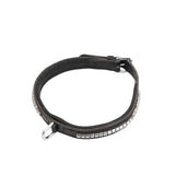 HORKA Collar para Perro Leer Clincher Negro/Plata