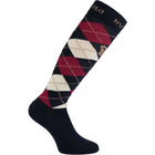 HV Polo Calcetines Argyle Navy/Roja/Sand