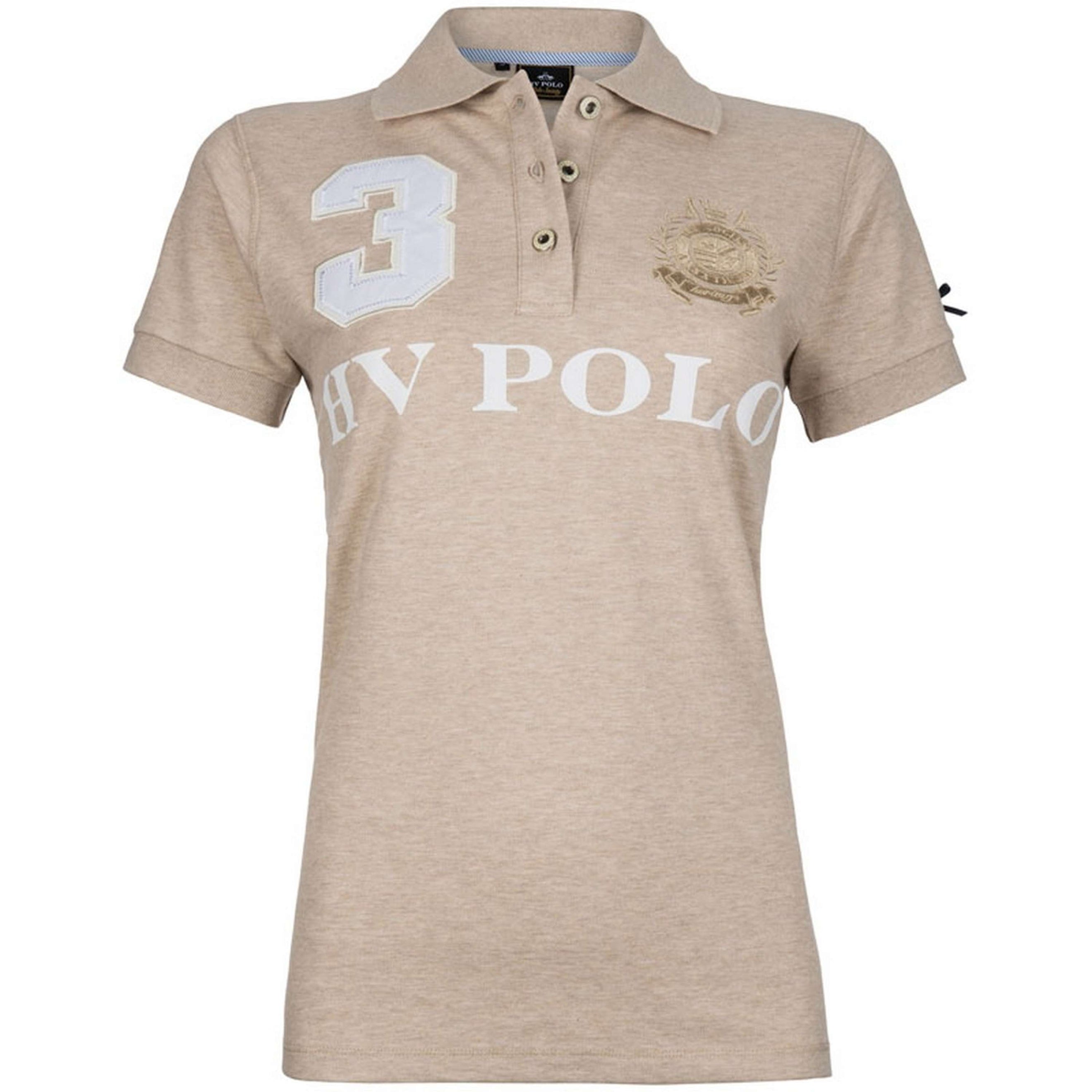 HV Polo Polo Favouritas EQ SS Sand Melange HV Polo Polo Favouritas EQ SS Sand Melange