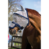Rambo Fly Mask Navy/Plata