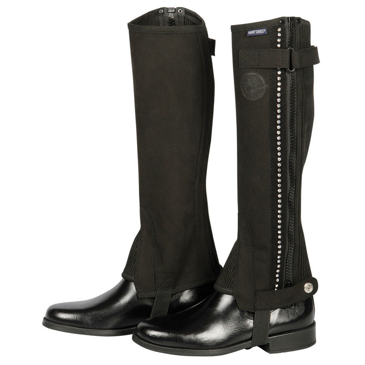 Harry's Horse Minichaps Amara Crystal Negro