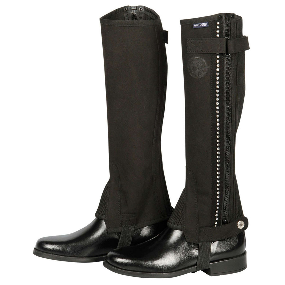Harry's Horse Minichaps Amara Crystal Negro