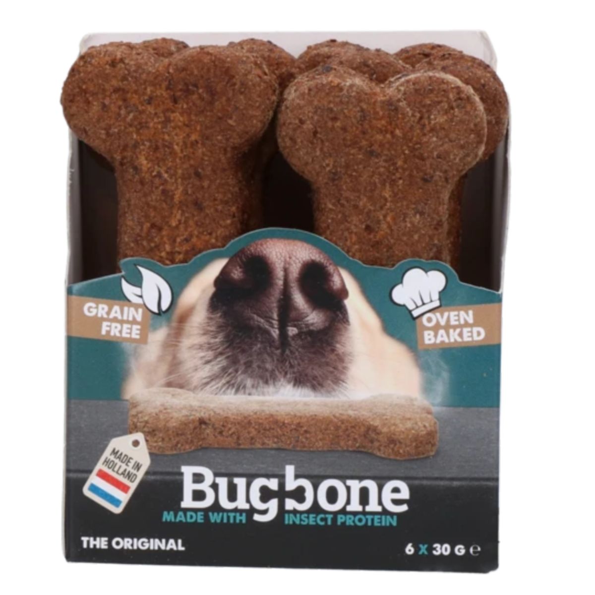 Bugbone Snack para Perro 6 Piezas