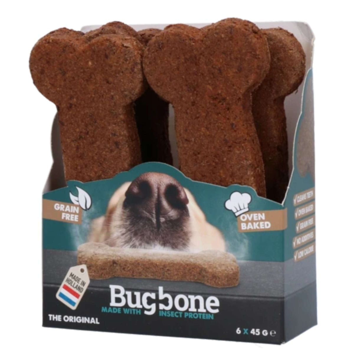 Bugbone Snack para Perro 6 Piezas