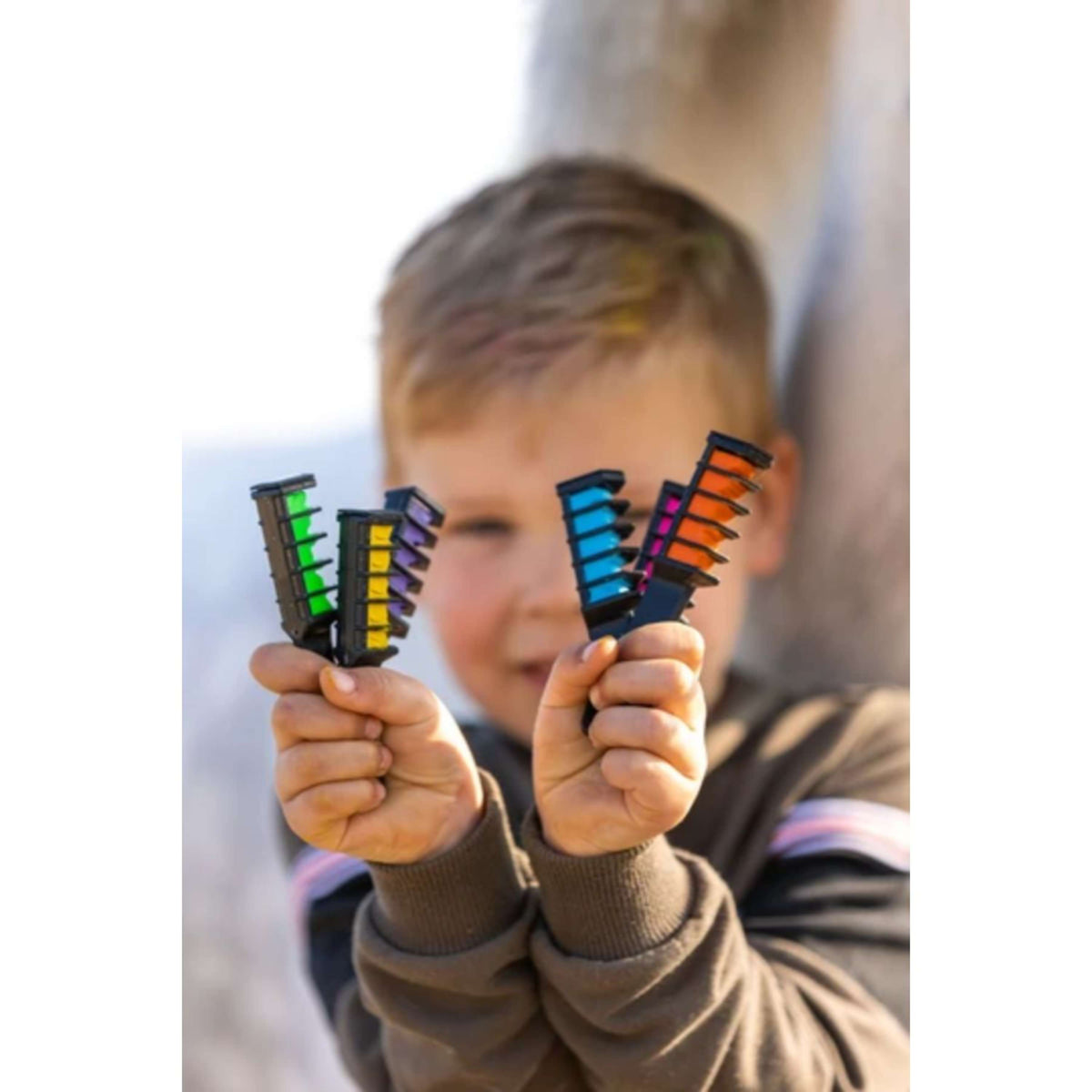 Lucky Horse Tiza para Cabello Unicornio Arcoiris