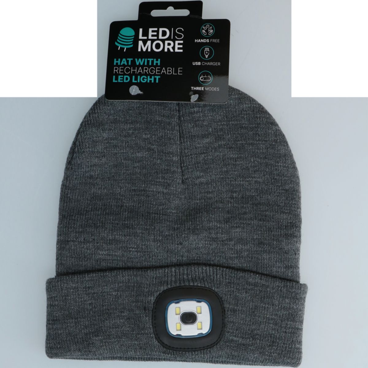 Led is More Gorro Gris
