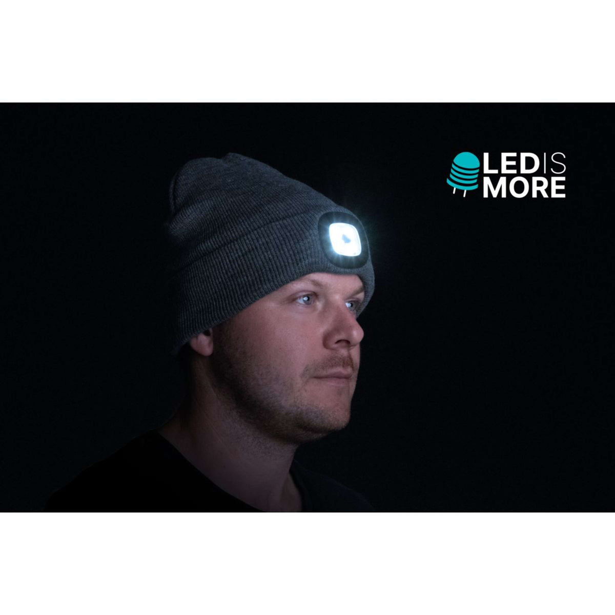 Led is More Gorro Gris