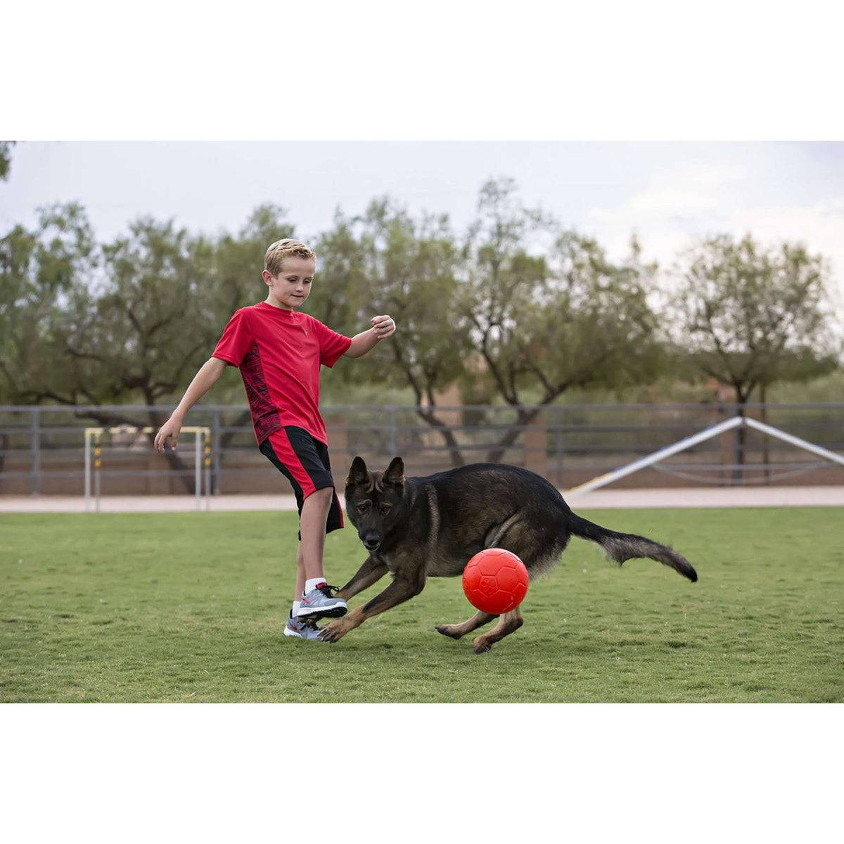 Jolly Ball Pelota de Fútbol Rojo