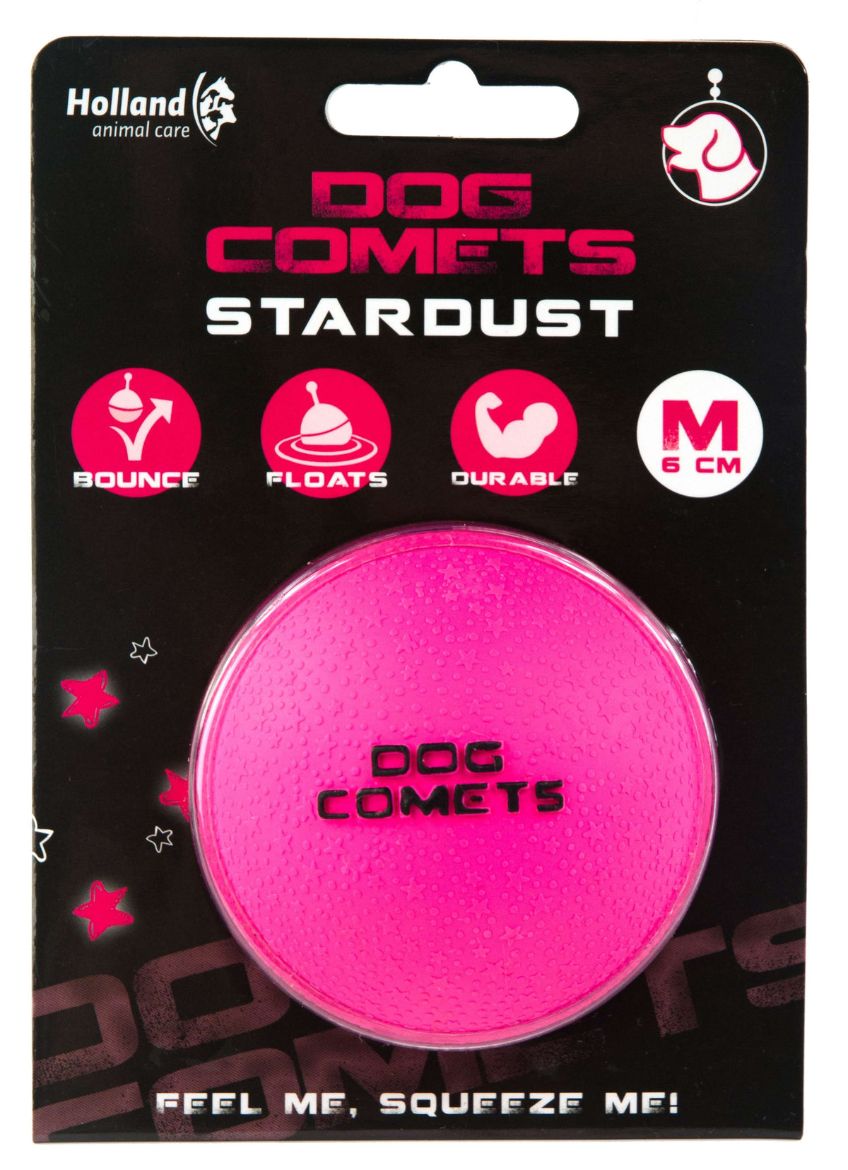 Dog Comets Pelota Stardust Rosa
