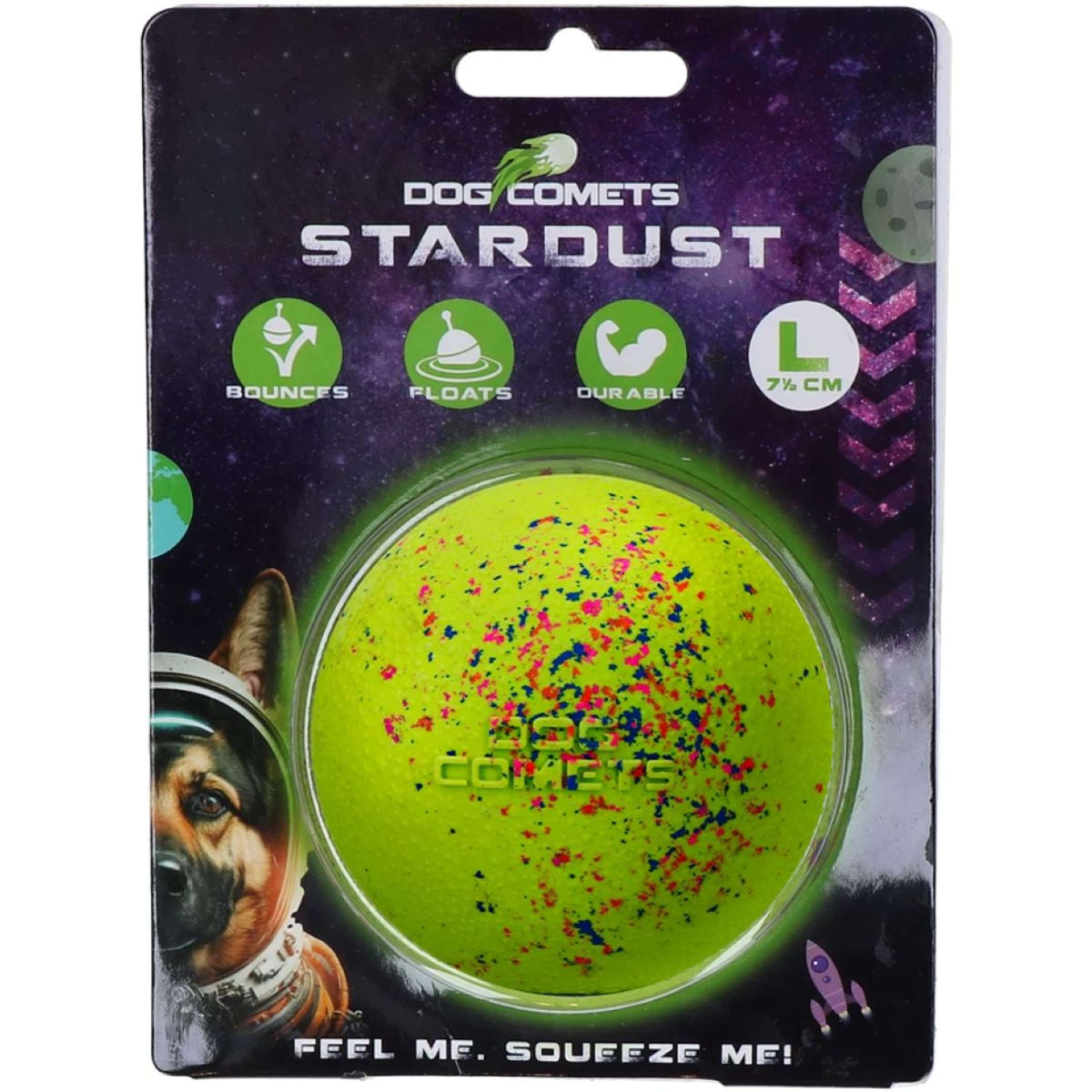 Dog Comets Pelota Stardust Verde