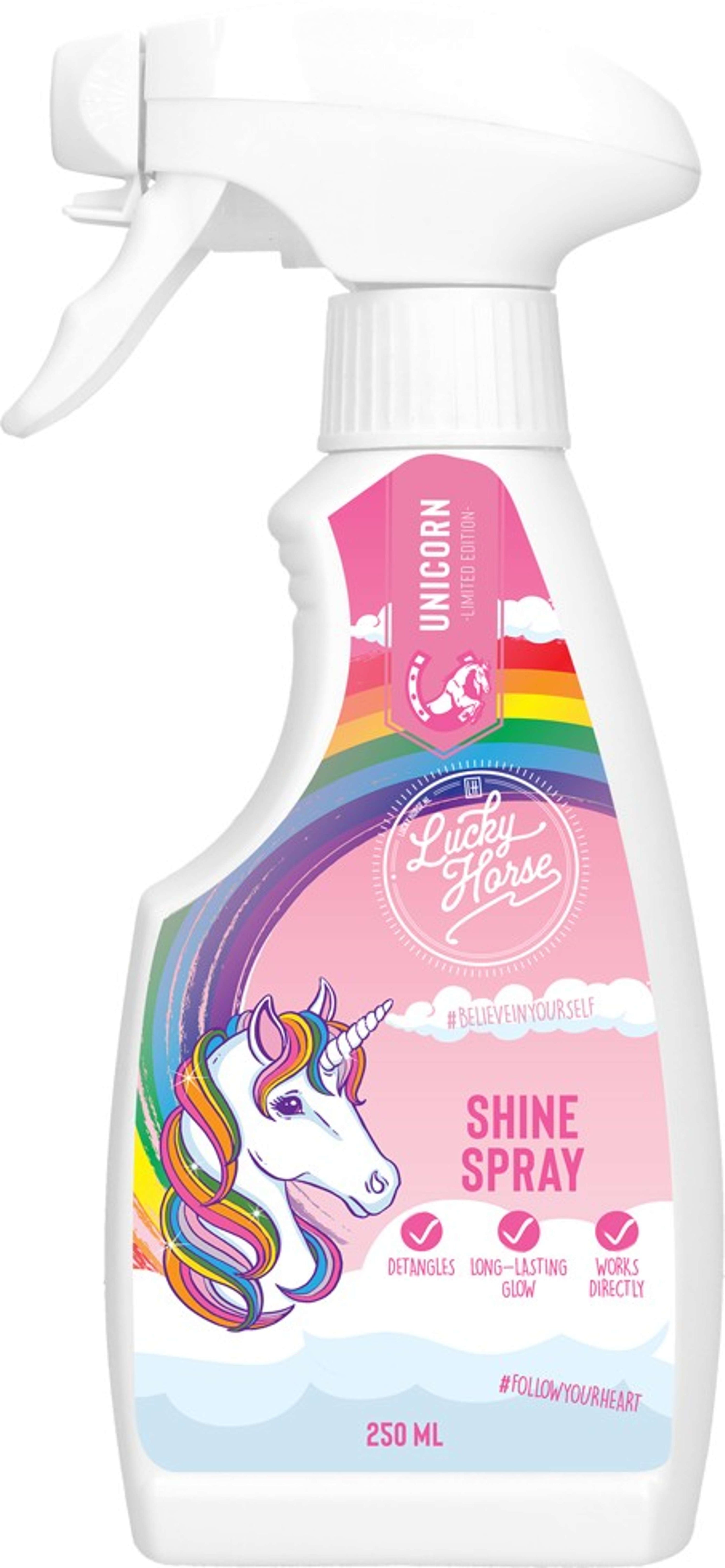 Lucky Horse Spray de brillo Unicorn