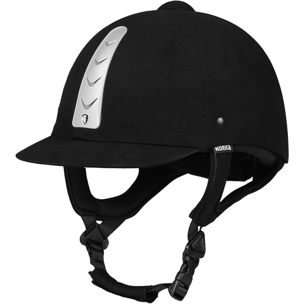 HORKA Casco Hawk Cuero Negro