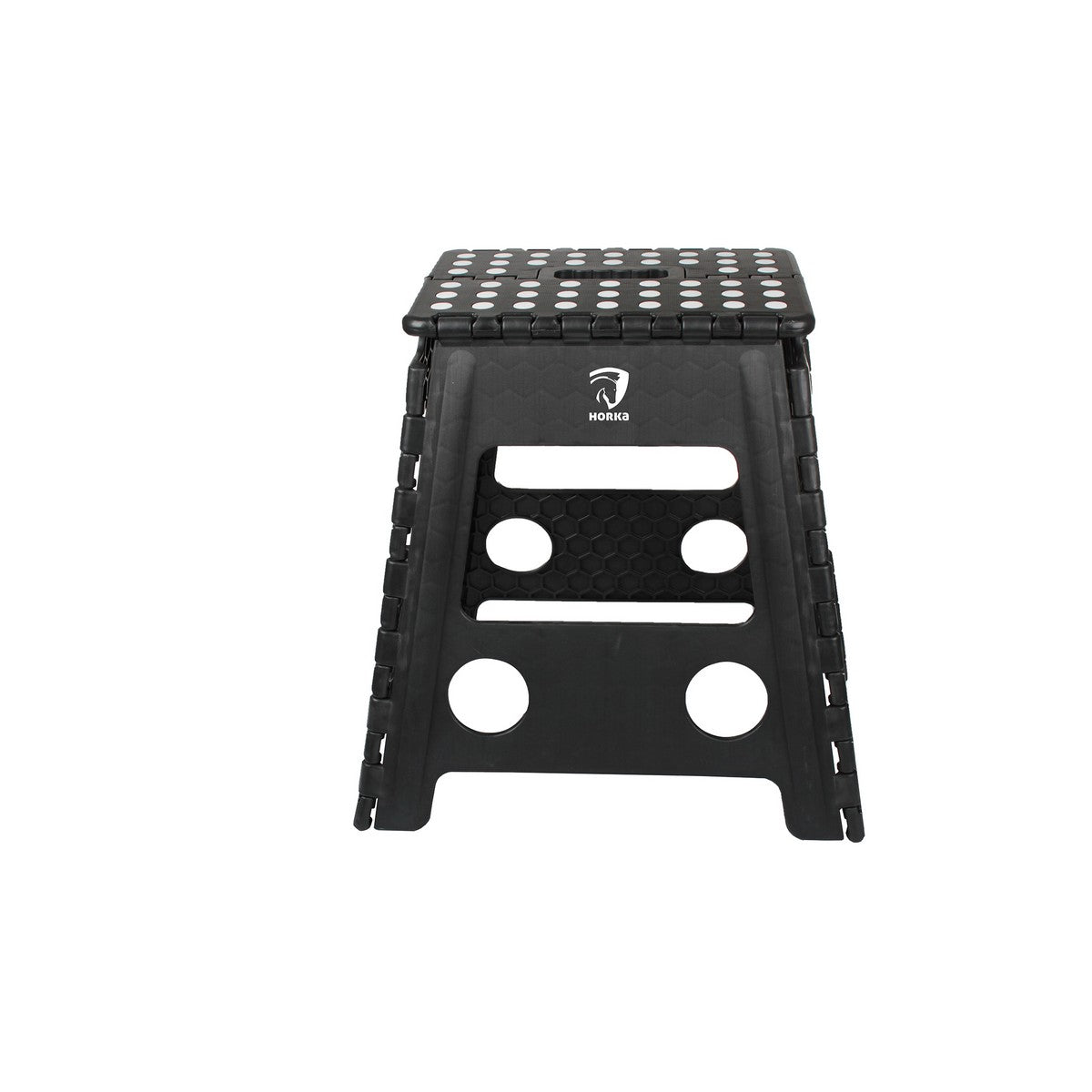 HORKA Taburete Get Up Plegable Negro