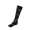 HORKA Calcetines de Equitación Negro Gris