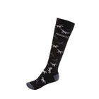 HORKA Calcetines de Equitación Negro Gris