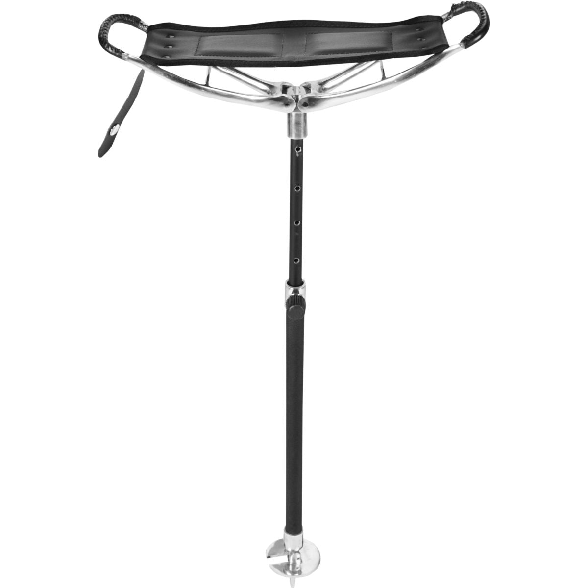 HORKA Percha Aluminium con Asiento de Cuero