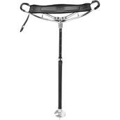 HORKA Percha Aluminium con Asiento de Cuero